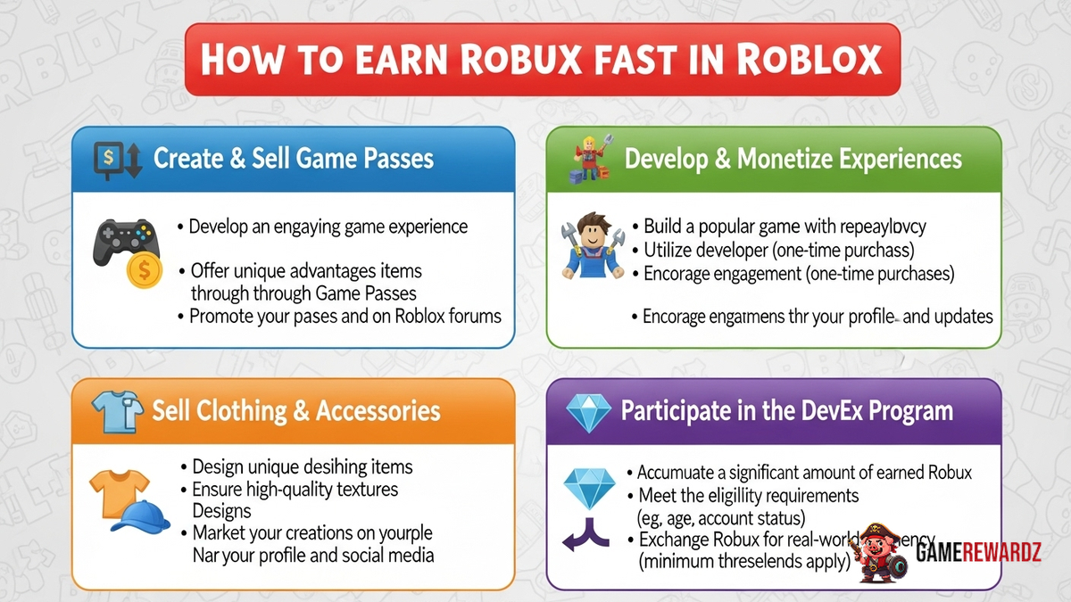 How to Earn Robux Fast in Roblox